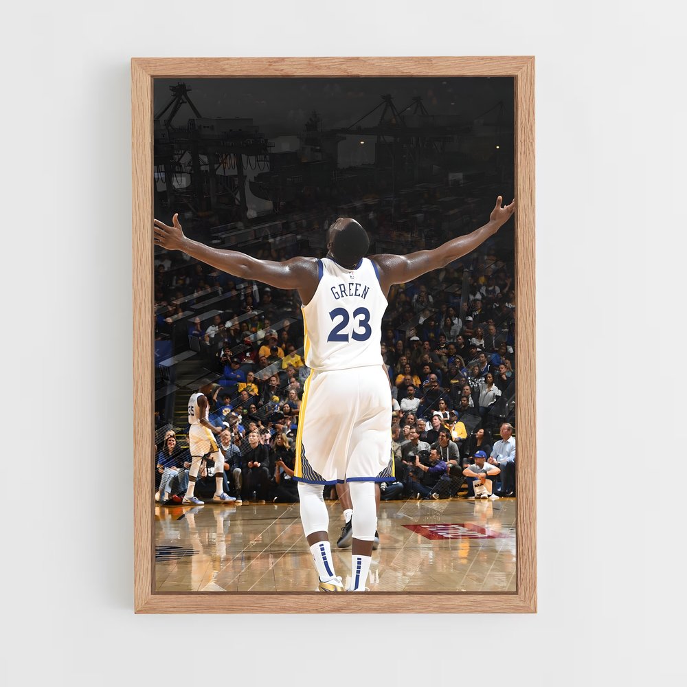 Poster Draymond en Feu – affiche Basketball (vue 4)